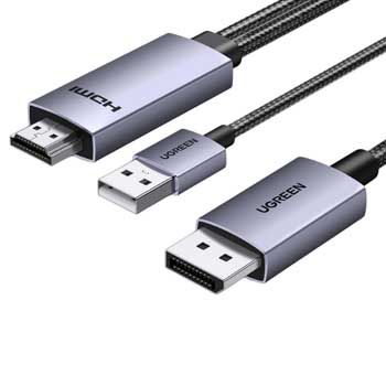 Cáp chuyển đổi HDMI (M) sang Displayport (M) Dài 2m Ugreen 55329