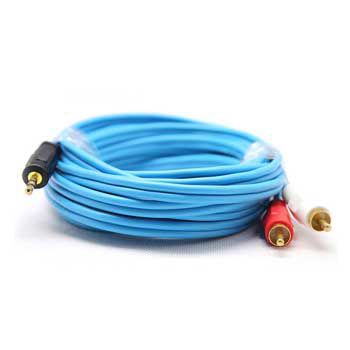 Cable LOA 1 Jack 3.5mm -> 2 RCA Dtech DT6213 (Chiều dài 5m)
