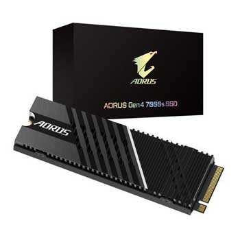 1TB Gigabyte AORUS Heatsink M.2-2280 PCIe NVMe Gen 4x4 (GP-AG70S1TB)