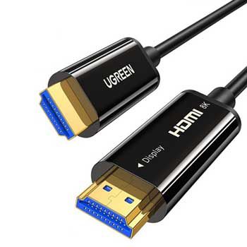 Cáp HDMI 2.1 Sợi Quang Dài 20M Ugreen 80408 (Hỗ Trợ 8K@60Hz HDR, EARC)