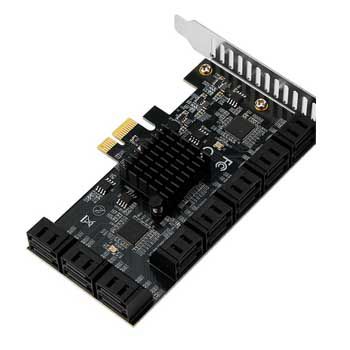 CARD PCI-e X1 - 16 cổng Sata 3.0 ORICO PAS-16U-BK - Bảo hành 12tháng (mở rộng 16 cổng Sata 3.0 )