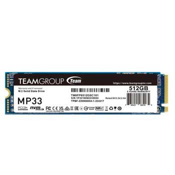 512GB TeamGroup MP33 PCIe Gen3x4