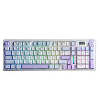 Bàn Phím Gaming không dây 3 mode AULA S100 Pro Xanh Dương,Trắng,Tím Brown switch