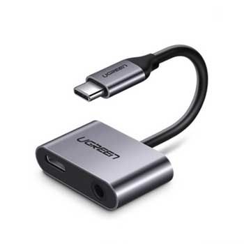 Cáp USB-C sang 3,5mm hỗ trợ cổng sạc USB-C Ugreen 50596