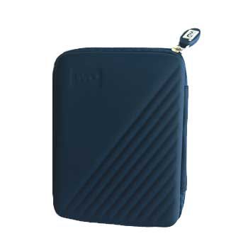 Túi đựng ổ cứng di động 2.5 inch ( Hàng khuyến mãi WD) - Dây Kéo Màu Xanh