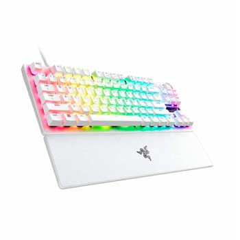 Bàn phím cơ có dây Razer Huntsman V3 Pro Tenkeyless 8KHz (RZ03-05521000-R3M1) - White