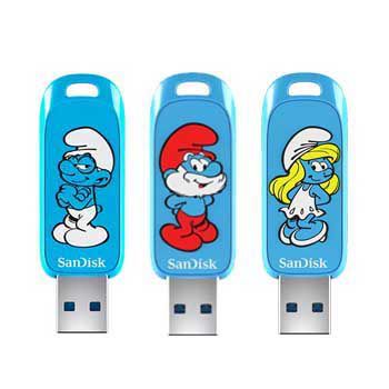 256GB USB 3.2 Gen 1 Sandisk Brainy Smurf Edition SDCZIS-256G-G46