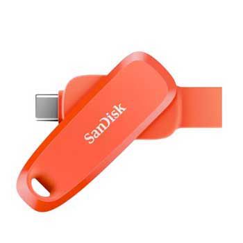256GB USB Type-C + Type A SANDISK Phone Drive for Android SDDDC6-256G-G46NO - Màu Cam