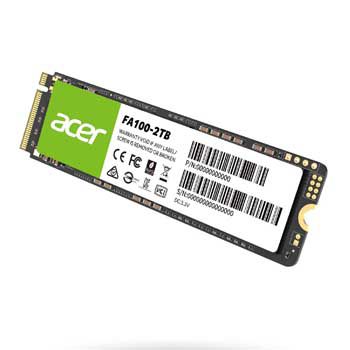 2TB Acer FA100 PCIe Gen3 x4 NVMe1.4 FA100-2TB