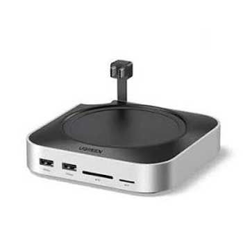 Dock Mac Mini M4 (Cổng USB-A và USB-C) Ugreen 65487 (Tích hợp khe SSD NVMe Hỗ trợ ổ cứng 8TB)