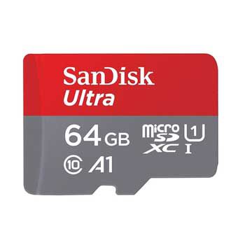 MICRO-SD 64GB SANDISK Ultra ( 140MB) SDSQUAB-064G-GN6MN
