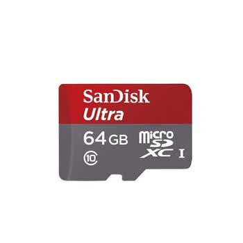 MICRO-SD 64GB SANDISK CLASS 10 (100MB)
