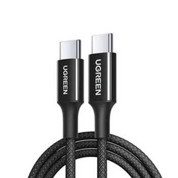 Cáp sạc nhanh 60W USB Type-C to USB Type-C dài 1M Ugreen 35254 (Màu Đen)