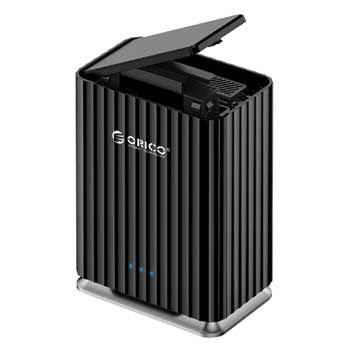 Hộp ổ cứng 3.5" 2 khe cắm SATA 3 USB-C 5Gbps ORICO 9728C3-EU-BK-BP