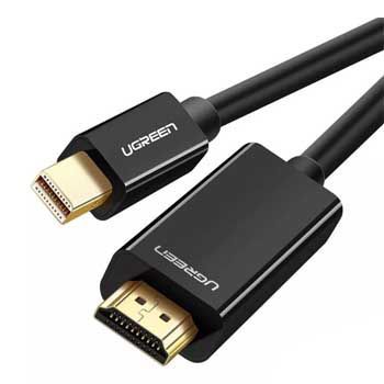 Cáp Mini DisplayPort sang HDMI Ugreen 10455 (dài 3m) (Hỗ Trợ 4k*2K)