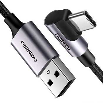Cáp USB to USB-C UGREEN 50941 (Dài 1m) Bẻ góc 90 độ