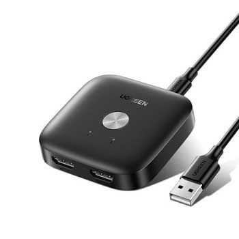 Bộ Chuyển Mạch 2 Chiều HDMI 2*1 Ugreen 80126 (4k@60Hz)