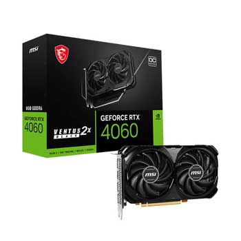 8GB MSI GeForce RTX 4060 VENTUS 2X BLACK 8G OC
