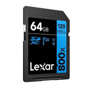 SDXC 64GB Lexar 800x