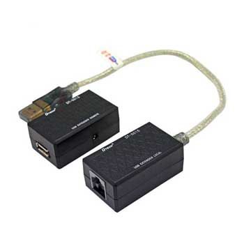 Thiết bị kéo dài USB qua dây mạng LAN DTECH DT-5015 (tối đa 60m)