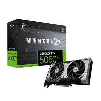 16GB MSI GeForce RTX 5060 Ti 16G VENTUS 2X OC PLUS 16GB GDDR7 (912-V535-027)