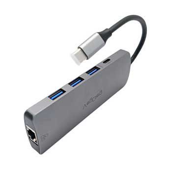Cáp chuyển USB-C sang HDMI+USB 3.0+2*USB 2.0+PD 100w+Type C+SD/TF+RJ45 100Mbps VEGGIEG V-TC10R