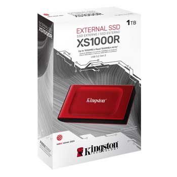 1TB KINGSTON EXTERNAL USB 3.2 Gen 2 XS1000 SXS1000R/1000GA màu Đỏ