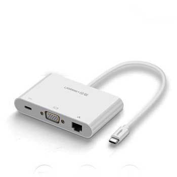 CABLE USB-C to VGA/ Ethernet/ Hub USB UGREEN 30439