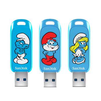64GB USB 3.2 Gen 1 Sandisk Brainy Smurf Edition SDCZIS-064G-G46