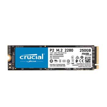 250GB Crucial P2 PCIe NVMe CT250P2SSD8