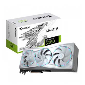 16GB GIGABYTE AORUS GeForce RTX 5080 MASTER ICE 16G (GV-N5080AORUS M ICE-16GD)