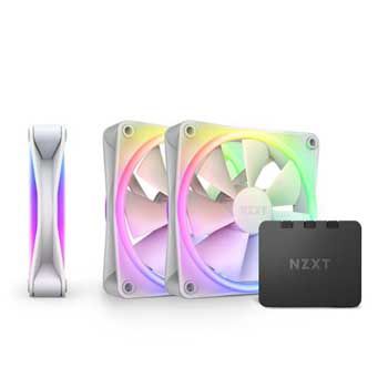Bộ 3 Fan Case NZXT F120RGB Duo Triple Pack White RF-D12TF-W1 (Kèm Bộ điều khiển RGB)