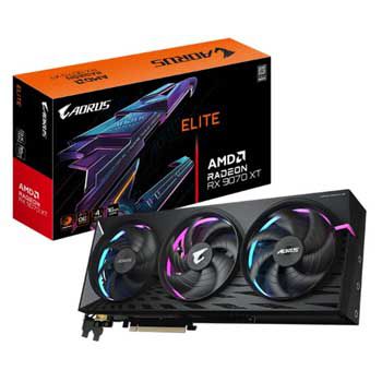 16GB GIGABYTE AORUS Radeon RX 9070 XT ELITE 16G (GV-R9070XTAORUS E-16GD)
