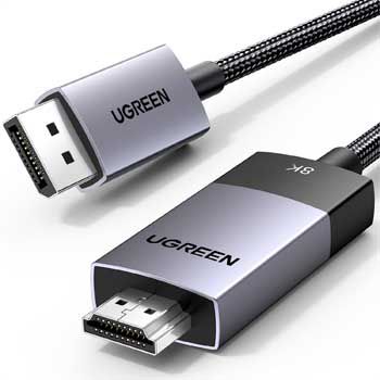 Cáp Displayport 1.4 to HDMI 2.1 Ugreen 80397 (2m)