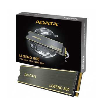 1TB ADATA LEGEND 800 PCIe Gen4 x4 M.2 2280 ALEG-800-1000GCS