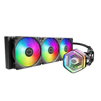 Tản nhiệt nước 3 Fan CoolerMaster MasterLiquid 360 Atmos ARGB Black