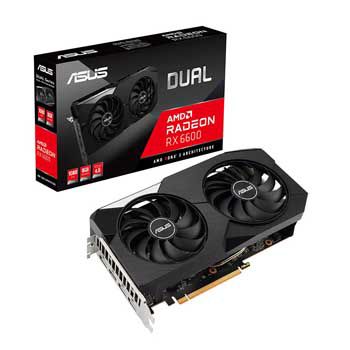 8GB ASUS Dual Radeon RX 6600 V3 8GB GDDR6