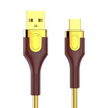 CABLE Sạc Usb to Lightning (30W) Dài 1M LDNIO LS681 ( MÀU Gold)