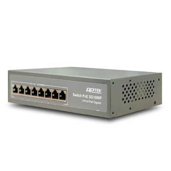 8 PORT APTEK PoE SG1080P