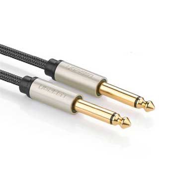 Cáp Audio 6.35mm Mono Jack Mạ Vàng Dài 5M Ugreen 10640