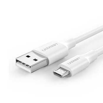 Cáp USB 2.0 to Micro USB UGREEN 60141 (Dài 1m) Màu Trắng