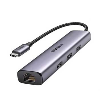 Hub USB Type C to LAN+ 3 Cổng USB 3.0 Ugreen 60600