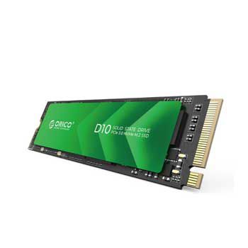 256GB Orico PCIe Gen3x4 M2 NVMe D10 (D10-256GB-GR-BP)