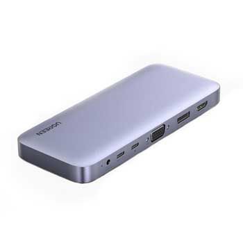 HUB USB Type-C 11 in 1 Ugreen 70305 (USB C to HDMI/ Displayport / VGA/ USB 3.0/ Card Reader )