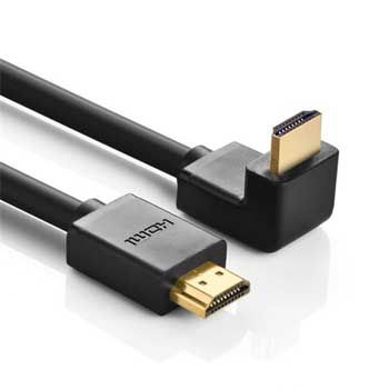 Cáp HDMI dài 2m Đầu Bẻ Góc Vuông Ugreen 10173 (Bẻ Xuống)