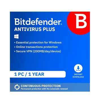 Bitdefender Antivirus Plus 1PC