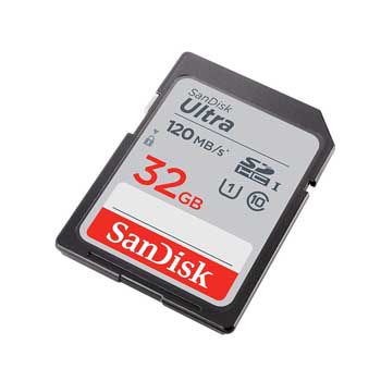 SDHC 32GB SANDISK Ultra 120MB/s (SDSDUN4-032G-GN6IN)