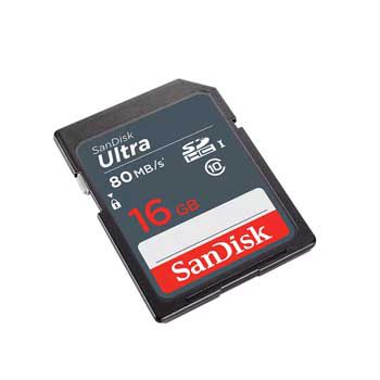 SDHC 16GB SANDISK CLASS 10