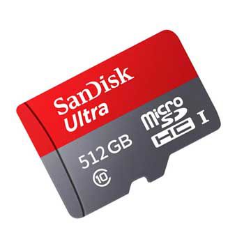 MICRO-SD 512GB SANDISK Ultra CLASS 10 (120MB/s) (SDSQUA4-512G-GN6MN)