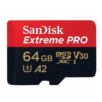 MICRO-SD SDXC 64GB SANDISK Extreme Pro V30 CLASS 10 (170MB/s) (SDSQXCY-064G-GN6MA)
